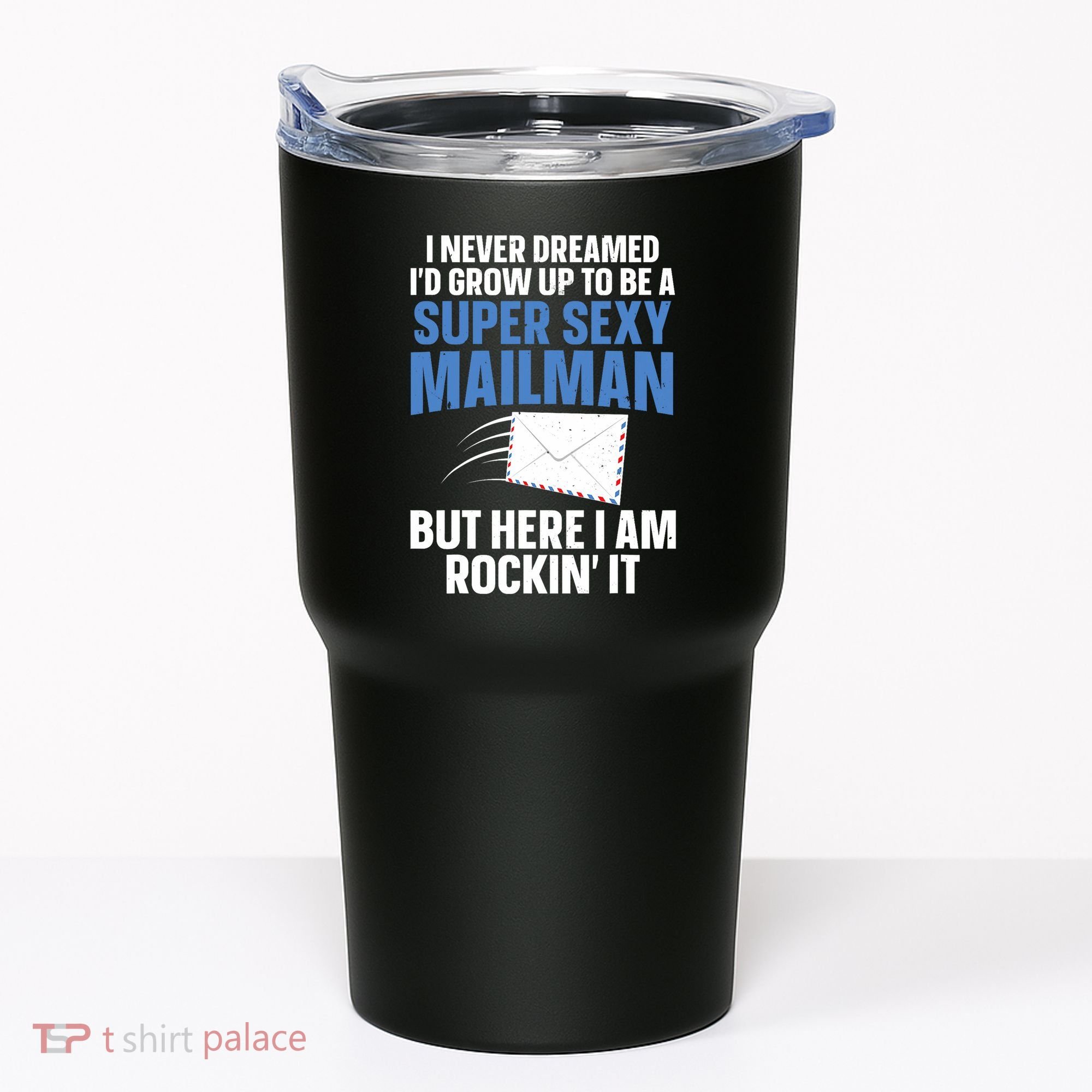 Cool Mailman Art For Postal Worker Post Office Mail Tumbler