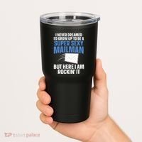 Cool Mailman Art For Postal Worker Post Office Mail Tumbler thumb 2