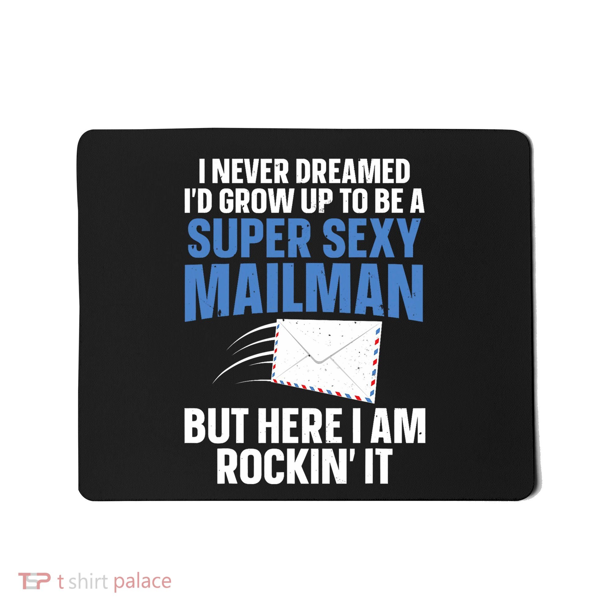 Cool Mailman Art For Postal Worker Post Office Mail Mousepad