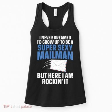 Cool Mailman Art For Postal Worker Post Office Mail Women's Tank Top