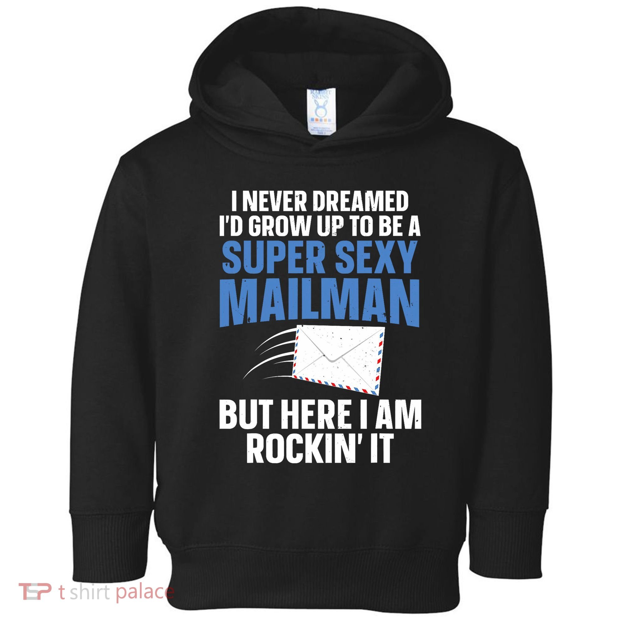 Cool Mailman Art For Postal Worker Post Office Mail Toddler Hoodie