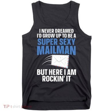Cool Mailman Art For Postal Worker Post Office Mail Tank Top