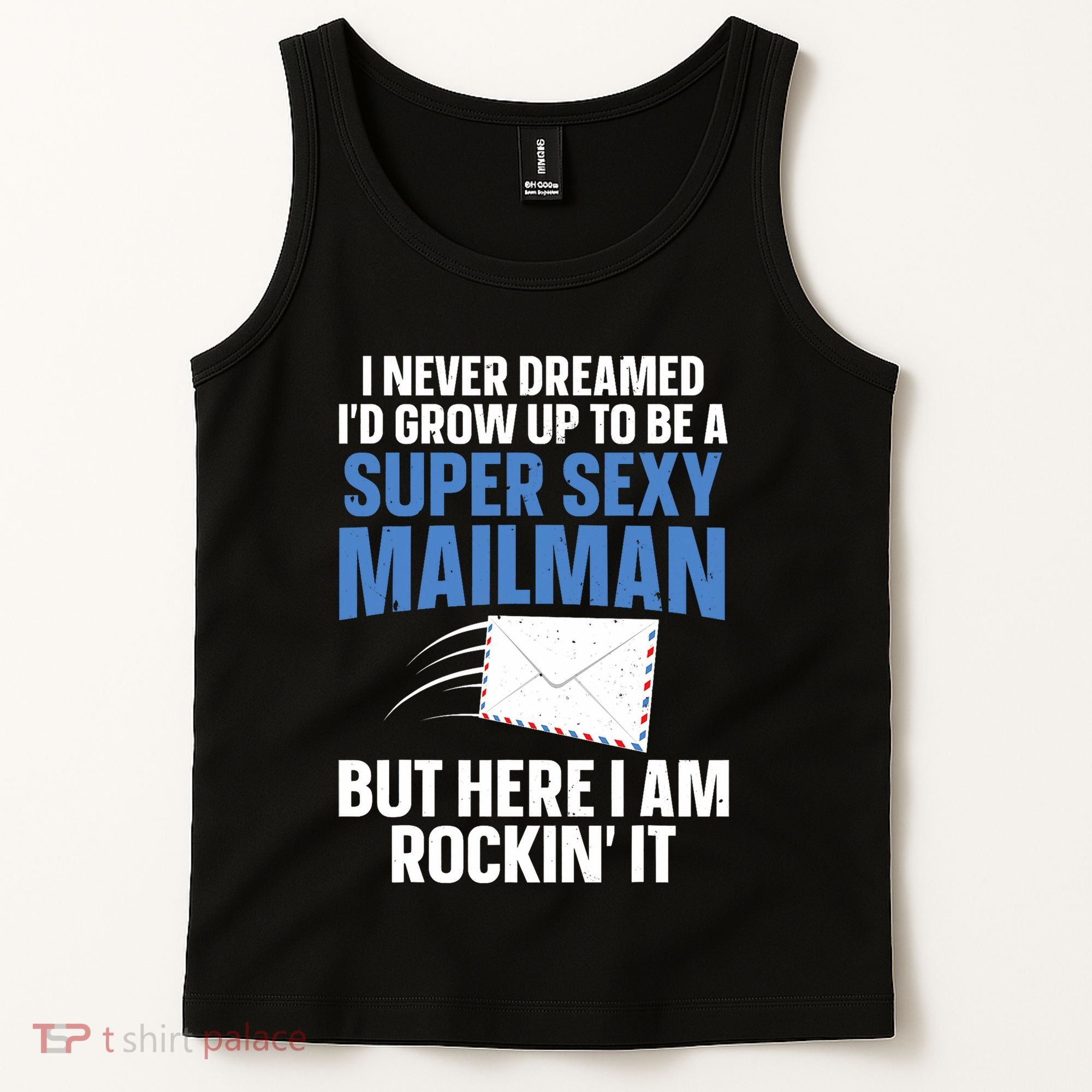 Cool Mailman Art For Postal Worker Post Office Mail Tank Top