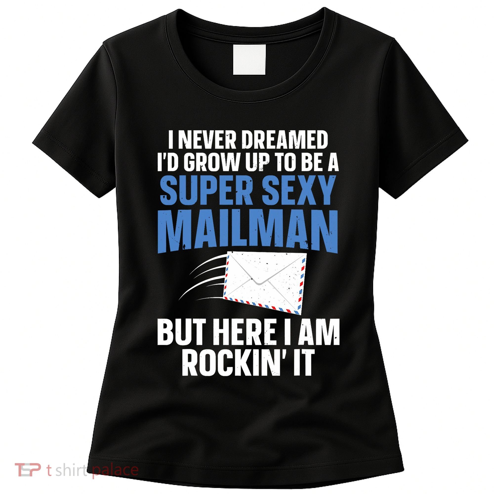 Cool Mailman Art For Postal Worker Post Office Mail Women's T-Shirt