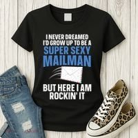 Cool Mailman Art For Postal Worker Post Office Mail Women's T-Shirt thumb 3