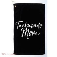 Cute Martial Arts Mother Gift For Mma Moms Taekwondo Mom Gift Golf Towel thumb 0
