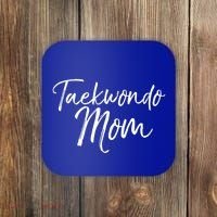 Cute Martial Arts Mother Gift For Mma Moms Taekwondo Mom Gift Coaster thumb 0