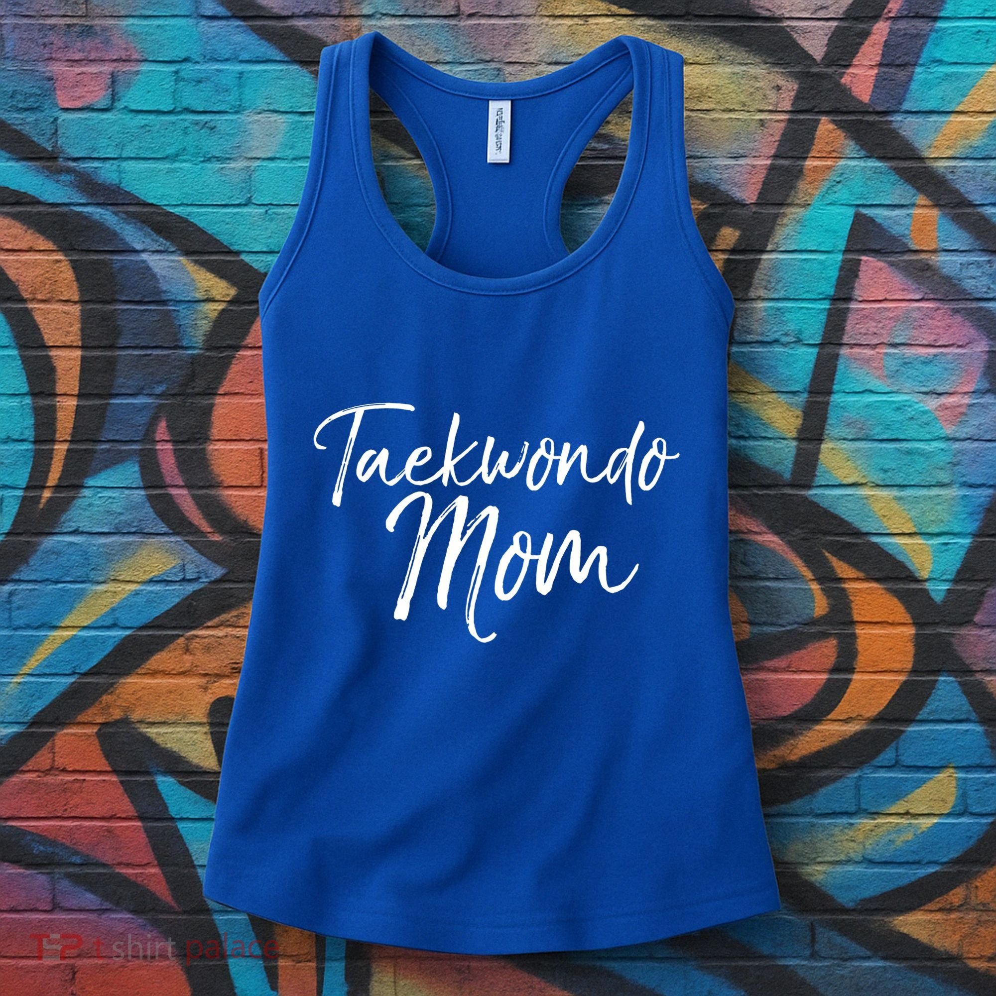 Cute Martial Arts Mother Gift For Mma Moms Taekwondo Mom Gift Women's Tank Top