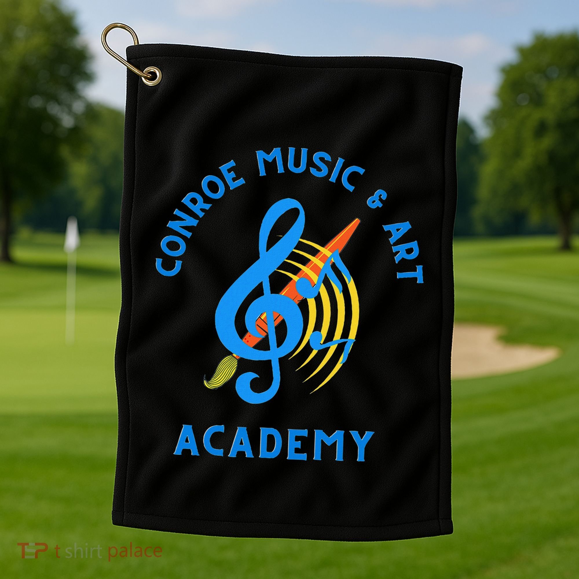 Conroe Music And Art Academy Golf Towel