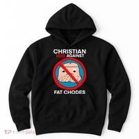 Christian Mom Against Fat Chodes Funny Jesus Hoodie thumb 0