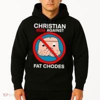 Christian Mom Against Fat Chodes Funny Jesus Hoodie thumb 2