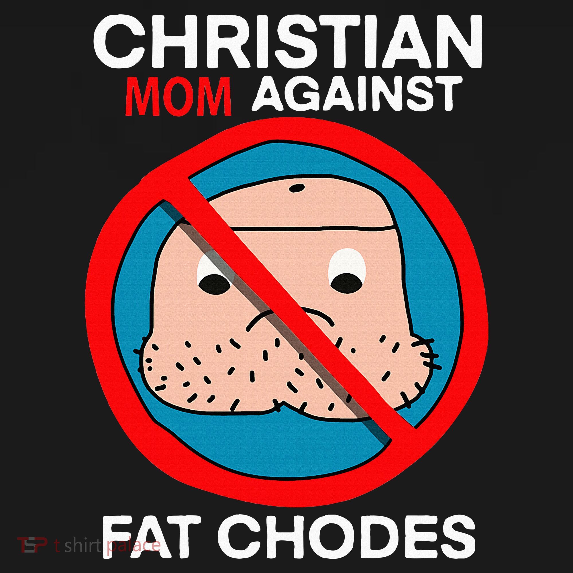 Christian Mom Against Fat Chodes Funny Jesus Mousepad