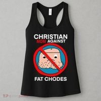 Christian Mom Against Fat Chodes Funny Jesus Women's Tank Top thumb 3