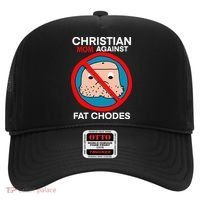Christian Mom Against Fat Chodes Funny Jesus Hat thumb 0