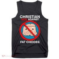 Christian Mom Against Fat Chodes Funny Jesus Tank Top thumb 0