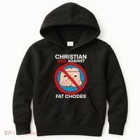 Christian Mom Against Fat Chodes Funny Jesus Kids Hoodie thumb 0