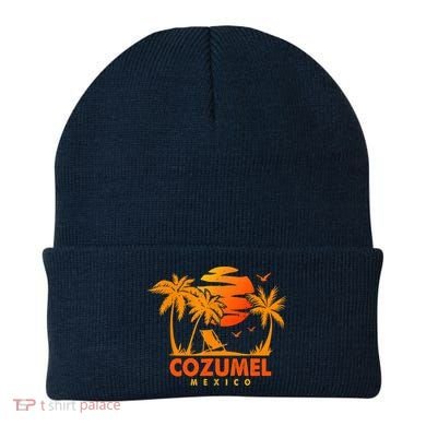 COZUMEL Mexico Beach Vacation Spring Break Honeymoon Vintage Beanie