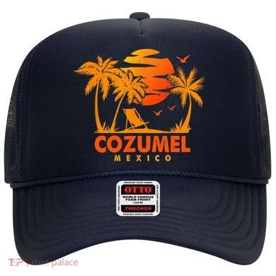 COZUMEL Mexico Beach Vacation Spring Break Honeymoon Vintage Hat