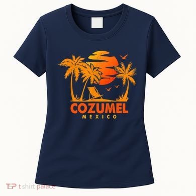 COZUMEL Mexico Beach Vacation Spring Break Honeymoon Vintage Women's T-Shirt
