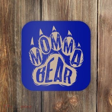 Cool Momma Bear Funny Wild Animal Lover Mothers Day Gift Coaster