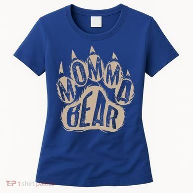 Cool Momma Bear Funny Wild Animal Lover Mothers Day Gift Women's T-Shirt