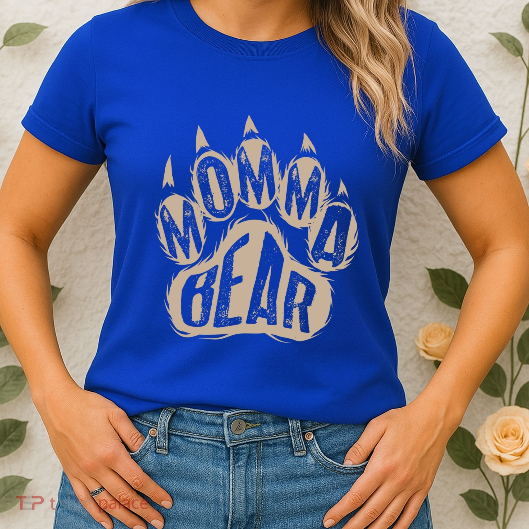 Cool Momma Bear Funny Wild Animal Lover Mothers Day Gift Women's T-Shirt