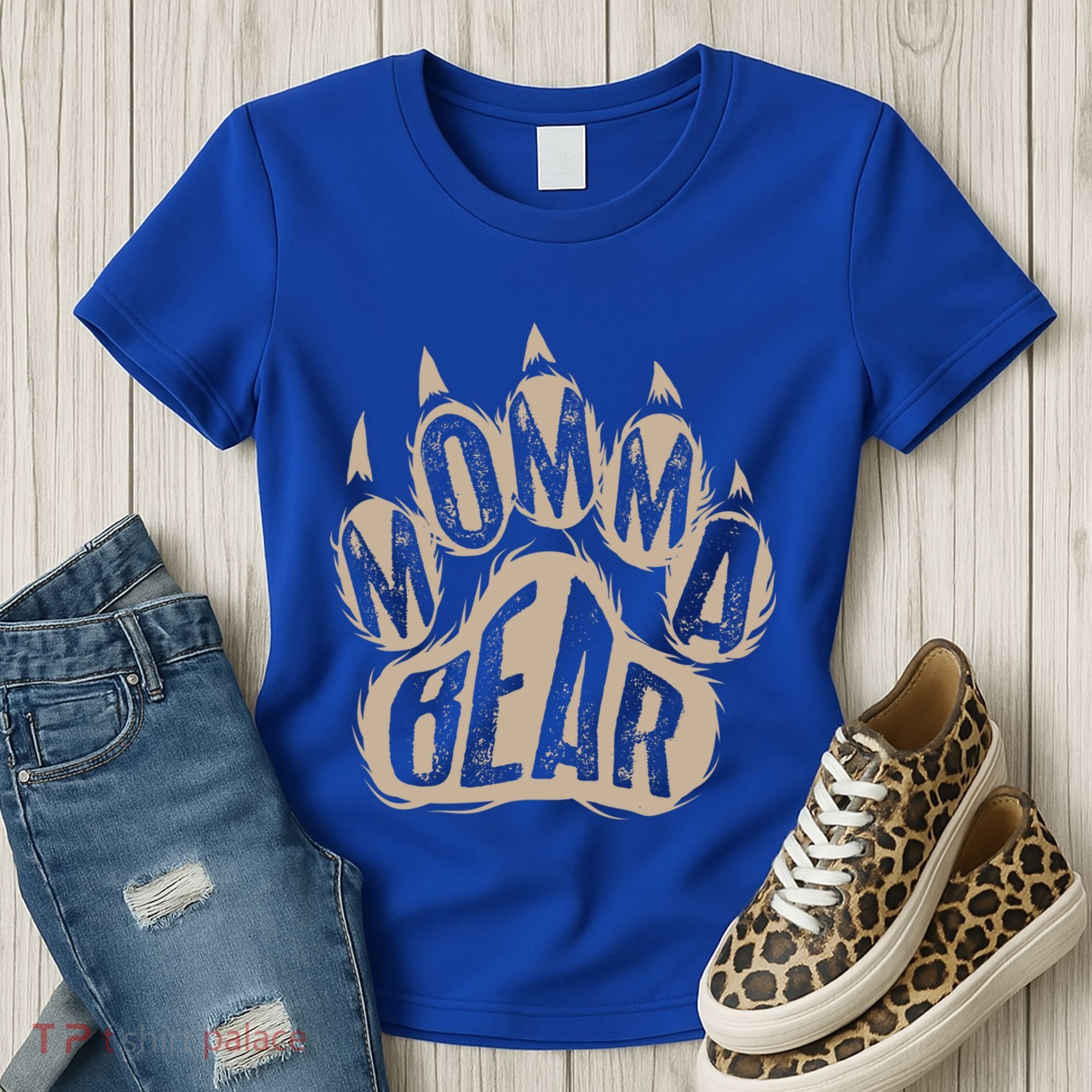 Cool Momma Bear Funny Wild Animal Lover Mothers Day Gift Women's T-Shirt