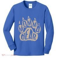 Cool Momma Bear Funny Wild Animal Lover Mothers Day Gift Kids Long Sleeve Shirt thumb 0