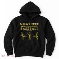 Classic Milwaukee Baseball Fan Retro Hoodie thumb 0