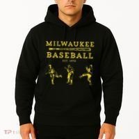 Classic Milwaukee Baseball Fan Retro Hoodie thumb 2