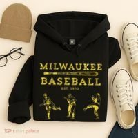 Classic Milwaukee Baseball Fan Retro Hoodie thumb 4