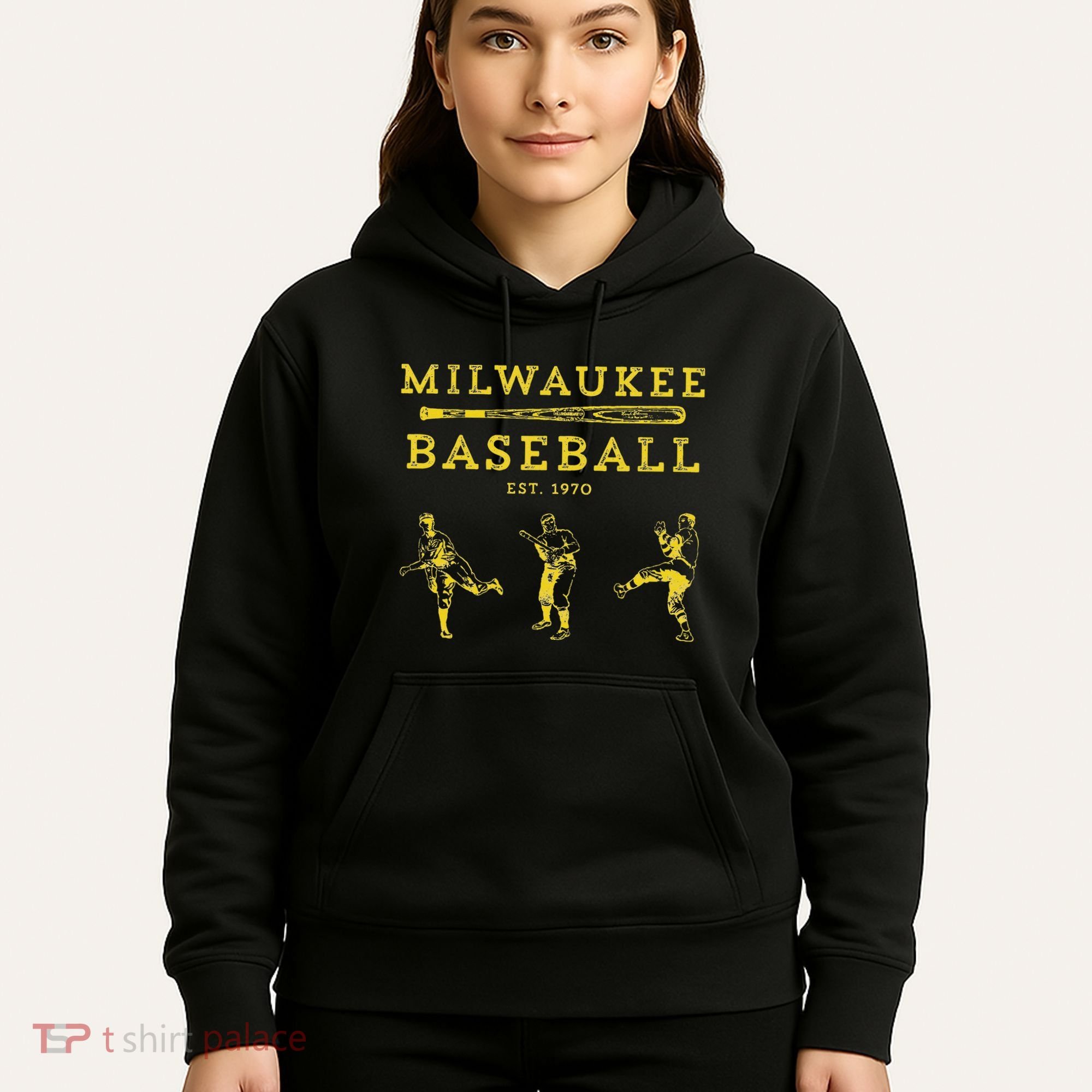 Classic Milwaukee Baseball Fan Retro Hoodie