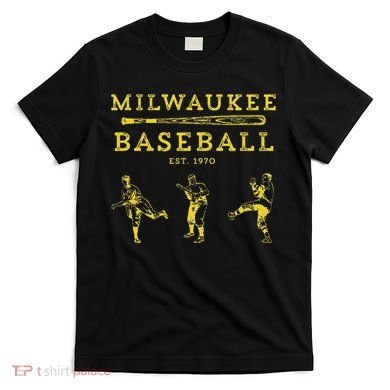 Classic Milwaukee Baseball Fan Retro T-Shirt