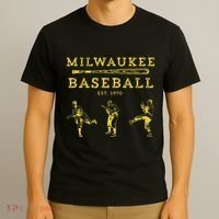Classic Milwaukee Baseball Fan Retro T-Shirt thumb 3
