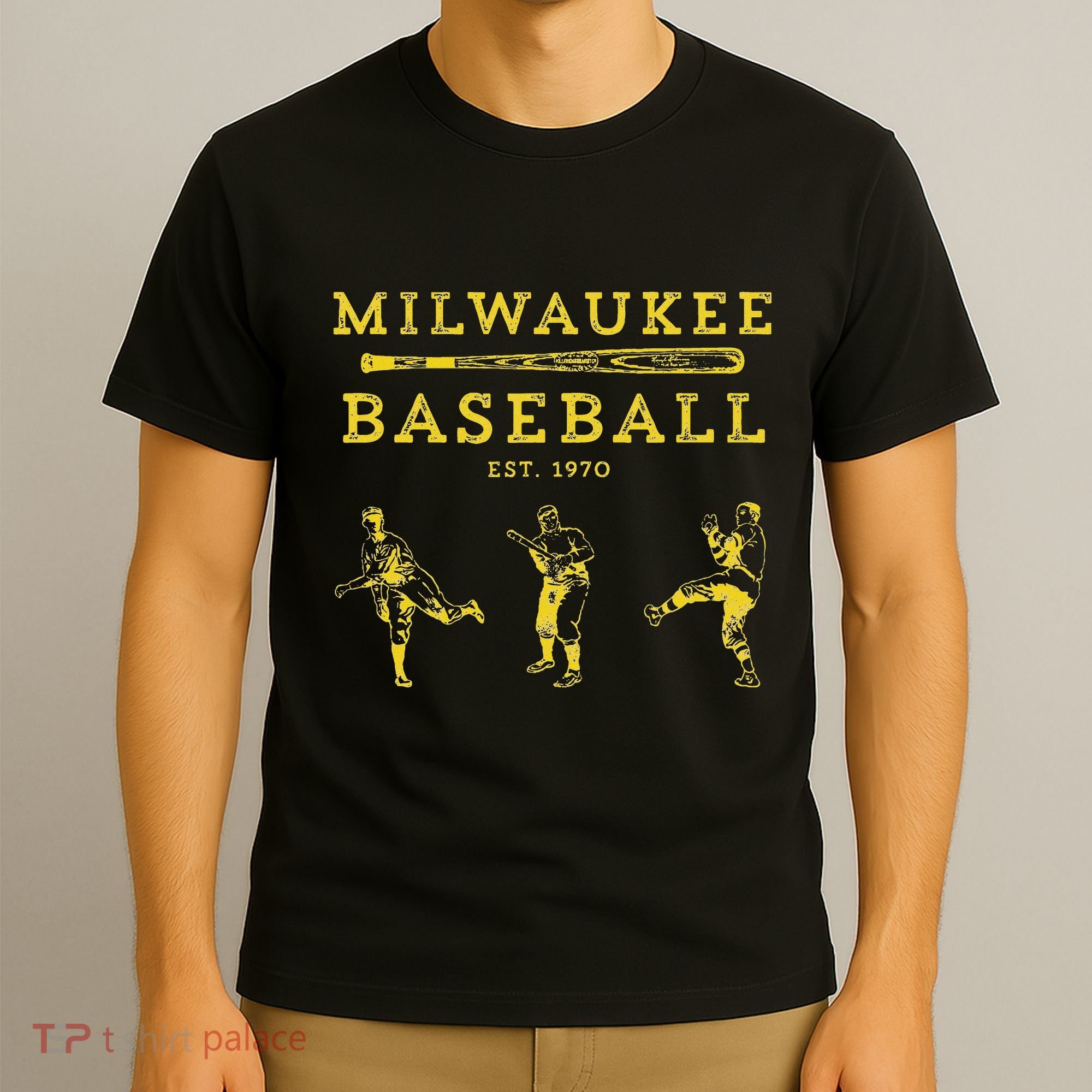 Classic Milwaukee Baseball Fan Retro T-Shirt