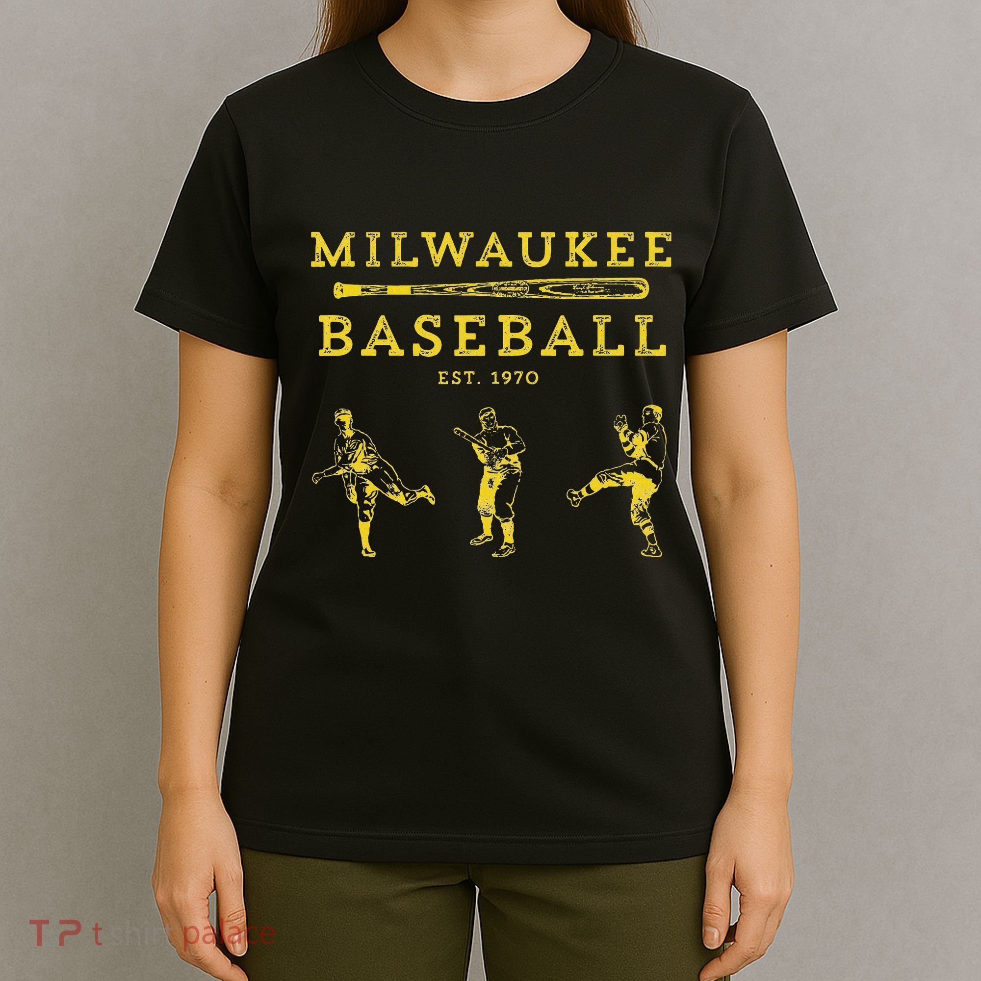 Classic Milwaukee Baseball Fan Retro T-Shirt