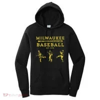Classic Milwaukee Baseball Fan Retro Women's Hoodie thumb 0