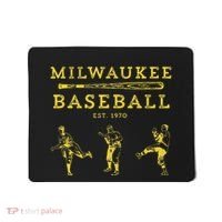 Classic Milwaukee Baseball Fan Retro Mousepad thumb 0