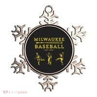 Classic Milwaukee Baseball Fan Retro Ornament thumb 0