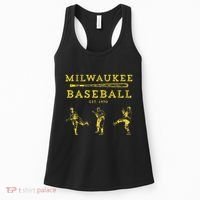 Classic Milwaukee Baseball Fan Retro Women's Tank Top thumb 0