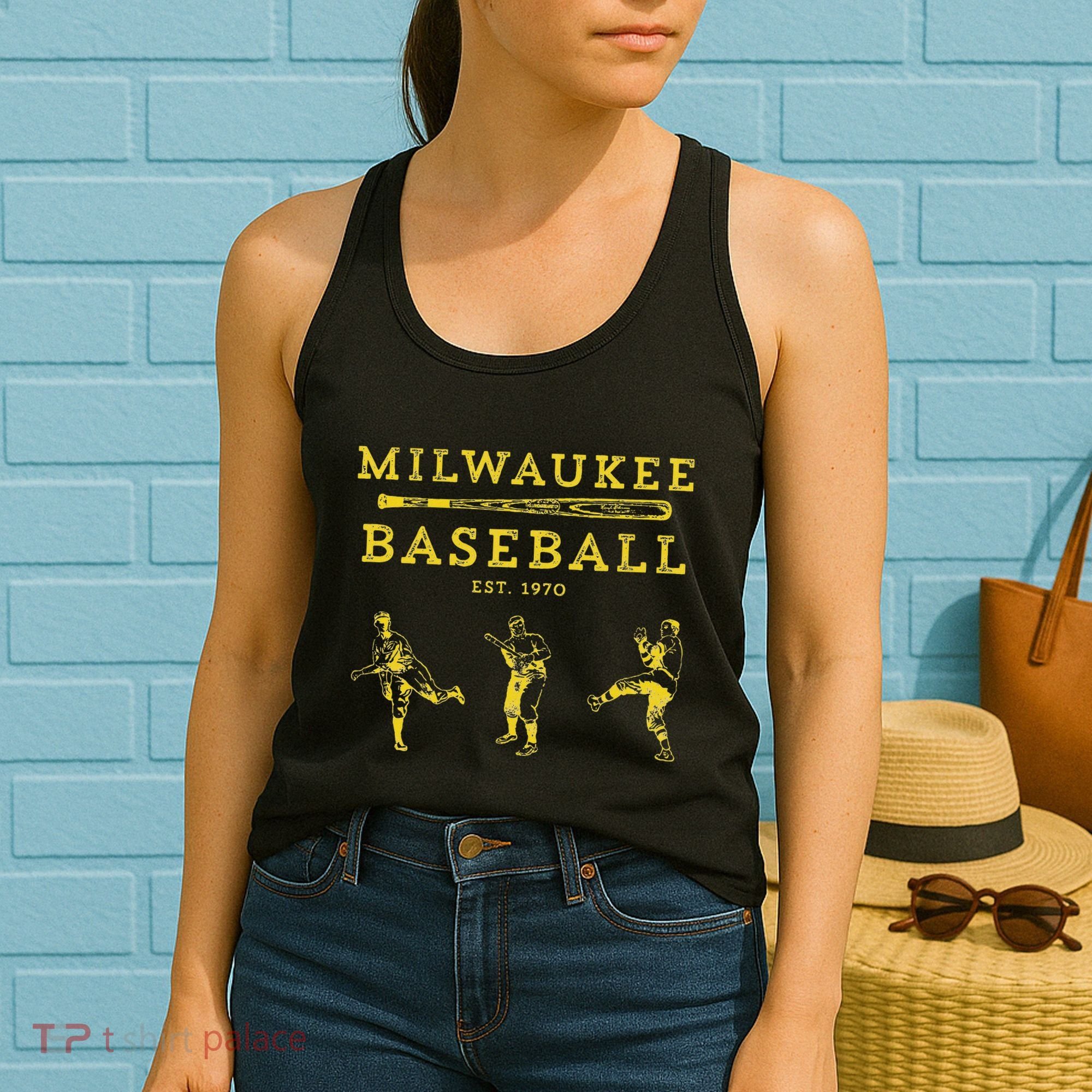 Classic Milwaukee Baseball Fan Retro Women's Tank Top