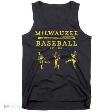 Classic Milwaukee Baseball Fan Retro Tank Top