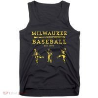 Classic Milwaukee Baseball Fan Retro Tank Top thumb 0