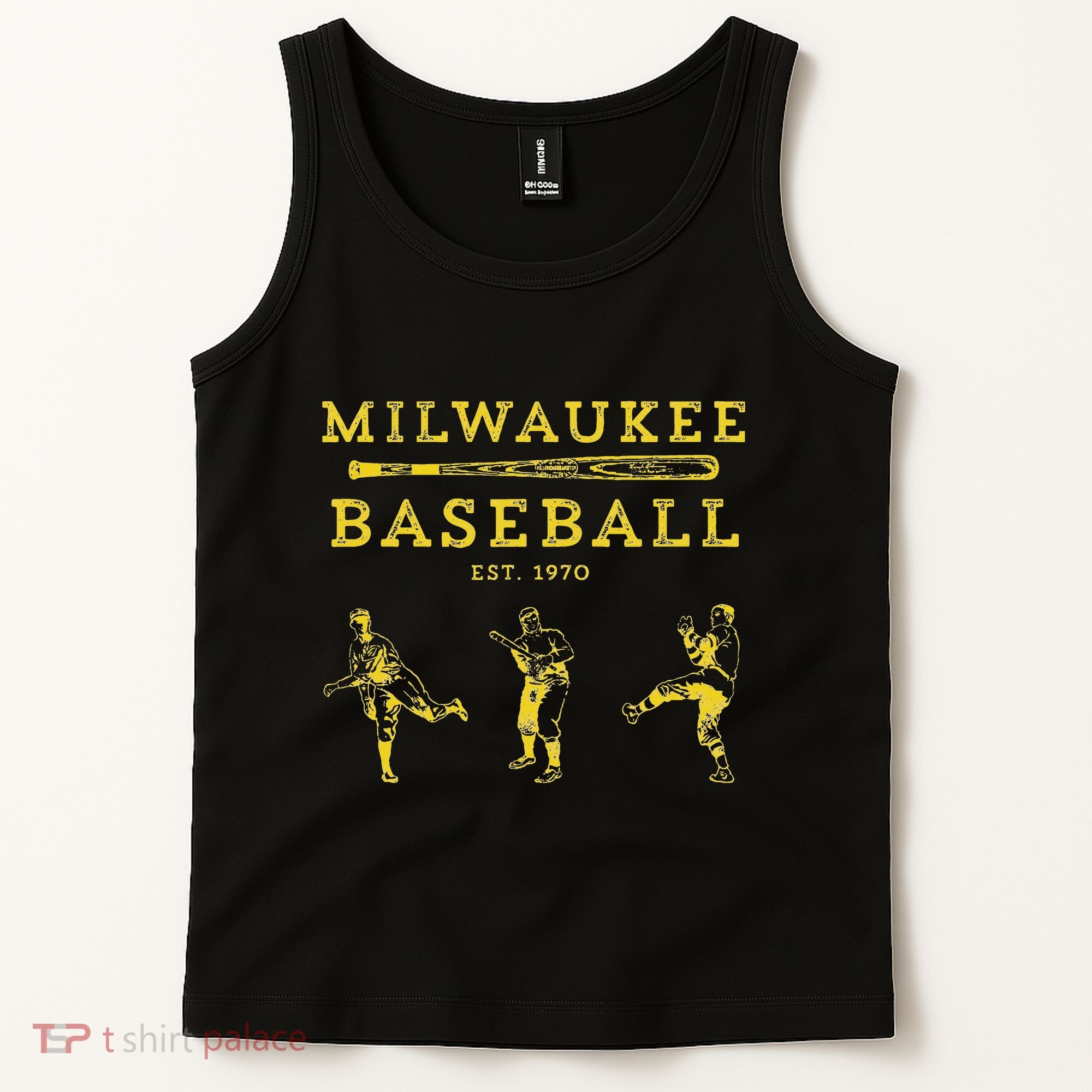 Classic Milwaukee Baseball Fan Retro Tank Top