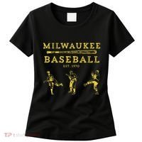 Classic Milwaukee Baseball Fan Retro Women's T-Shirt thumb 0