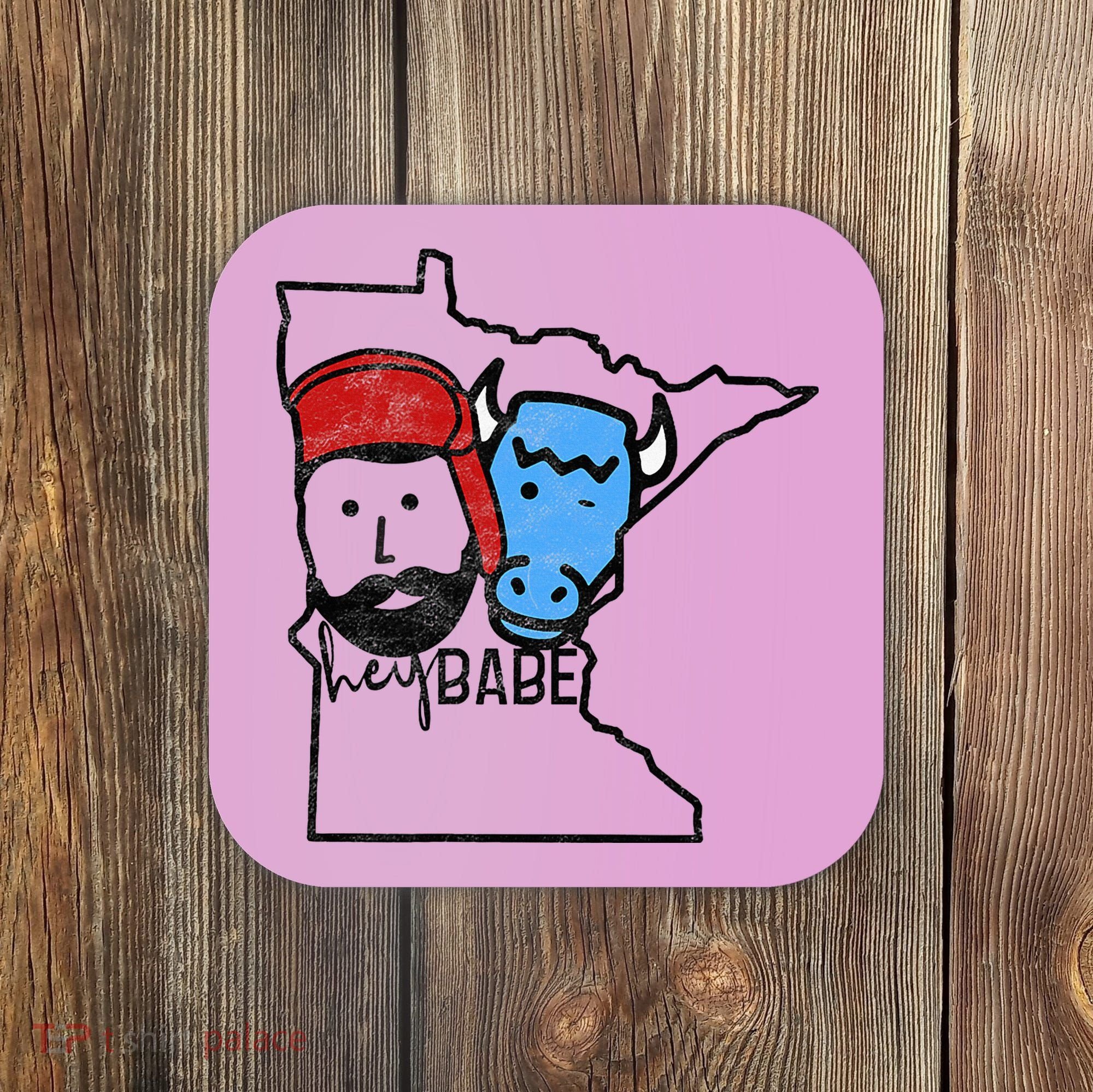 Cute Minnesota Babe Ox Paul Bunyan Coaster