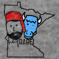 Cute Minnesota Babe Ox Paul Bunyan Toddler Hoodie thumb 2