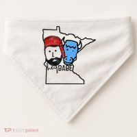 Cute Minnesota Babe Ox Paul Bunyan USA-Made Doggie Bandana thumb 0