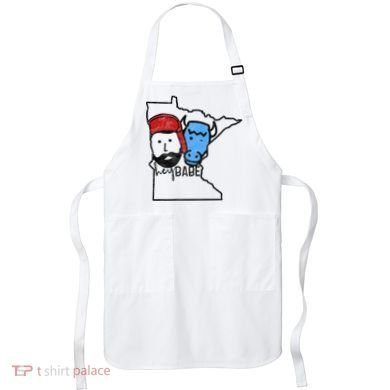 Cute Minnesota Babe Ox Paul Bunyan Apron