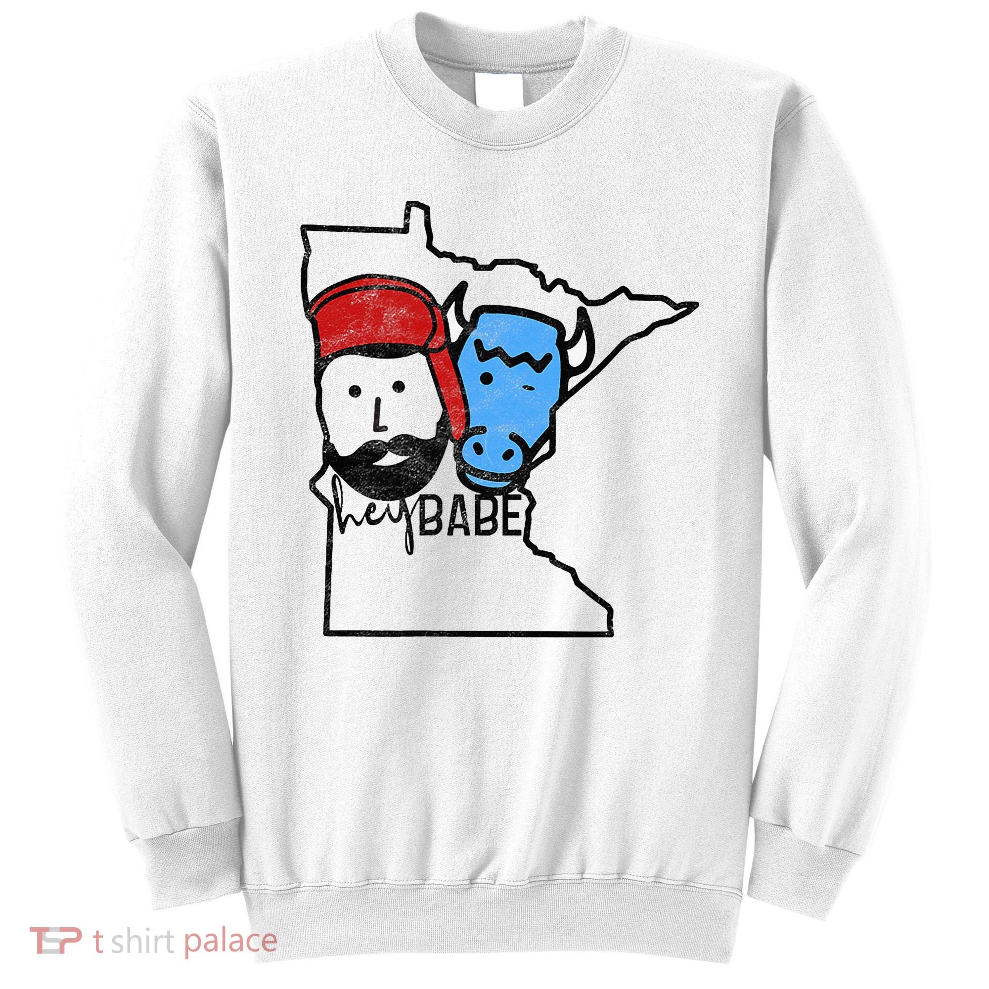 Cute Minnesota Babe Ox Paul Bunyan Sweatshirt